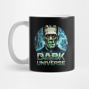 Distressed Vintage Look Frankenstein Monster Dark Universe Portal Style Mug